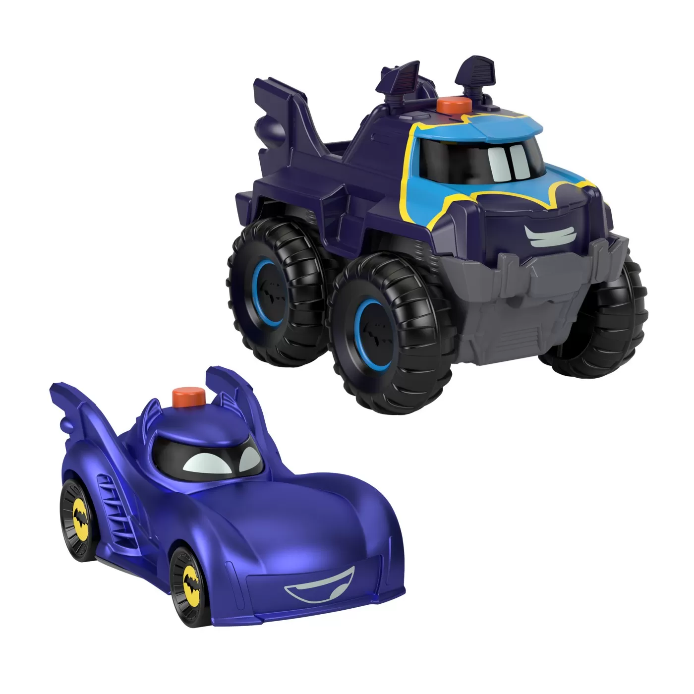 Fisher price batwheels set 2 masinute cu lumini scara 1:55, varsta de la 3 ani la 7 ani [1]