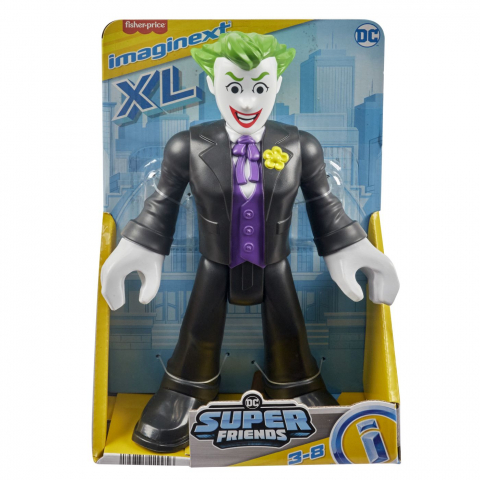Jucării și Jocuri pentru copii - Fisher price imaginext dc super friends figurina joker xl, varsta de la 3 ani la 8 ani