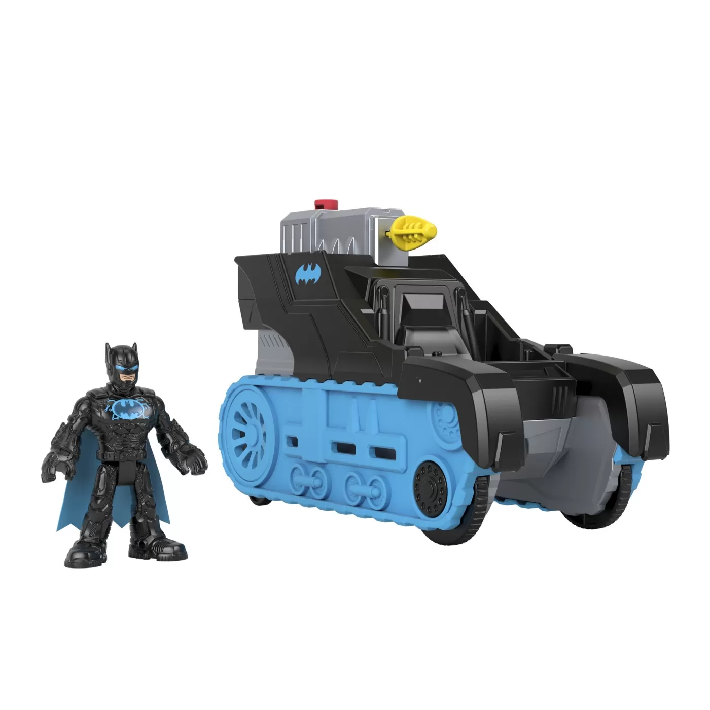 Fisher price imaginext dc super friends vehicul cu figurina bat-tech, varsta de la 3 ani la 8 ani [3]