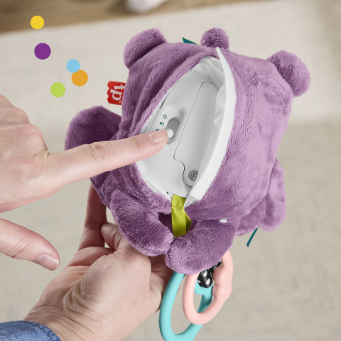 Fisher price jucarie de agatat maimutica mov muzicala copii varsta 0 luni - 2 ani [5]