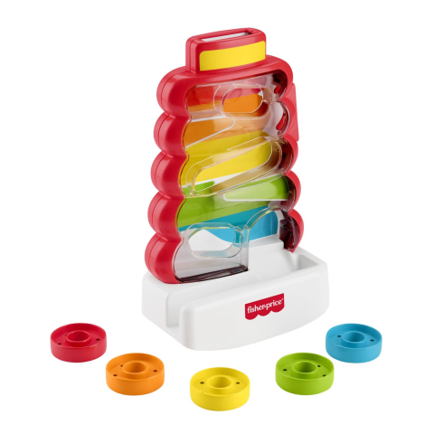 Fisher price jucarie de dezvoltare turn cu discuri colorate [9]