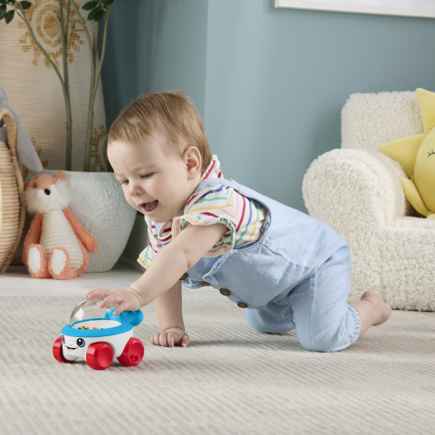 Fisher price jucarie de impins vehicul popcorn cu bile copii varsta 6 luni - 2 ani [5]
