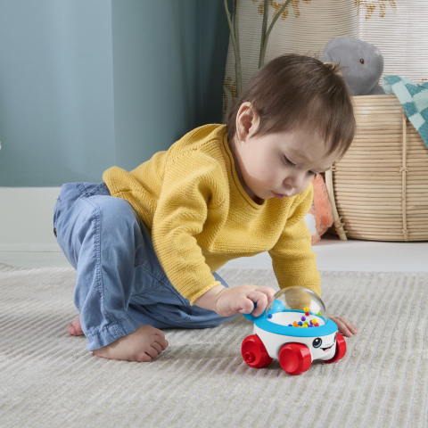 Fisher price jucarie de impins vehicul popcorn cu bile copii varsta 6 luni - 2 ani [4]