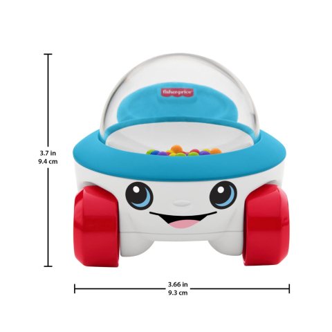 Fisher price jucarie de impins vehicul popcorn cu bile copii varsta 6 luni - 2 ani [1]