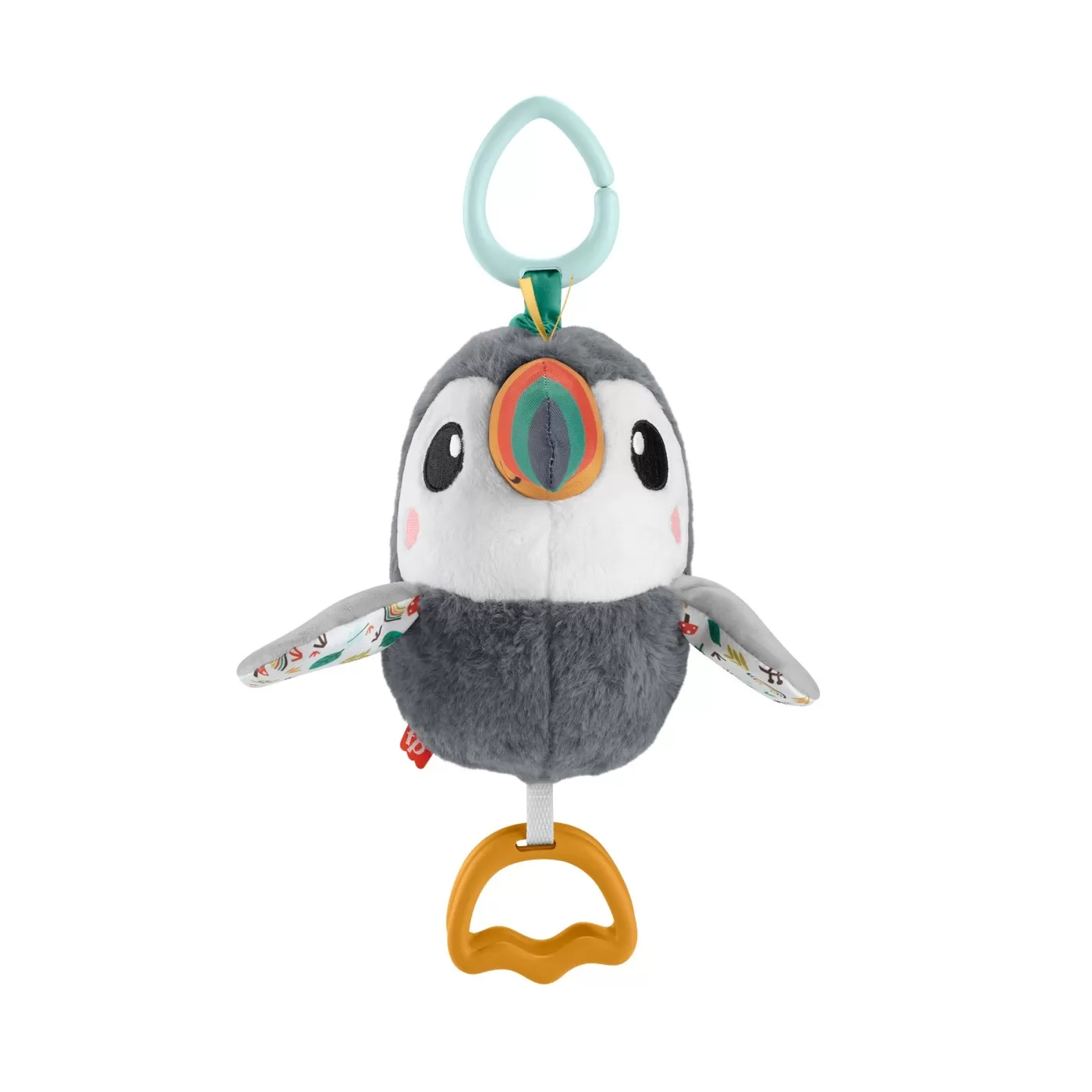 Jucării bebeluși - Fisher price jucarie tucan de plus, varsta de la 0 luni la 3 ani