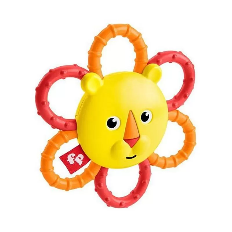 Jucării bebeluși - Fisher price jucarie zornaitoare safari leu, varsta de la 3 luni la 3 ani