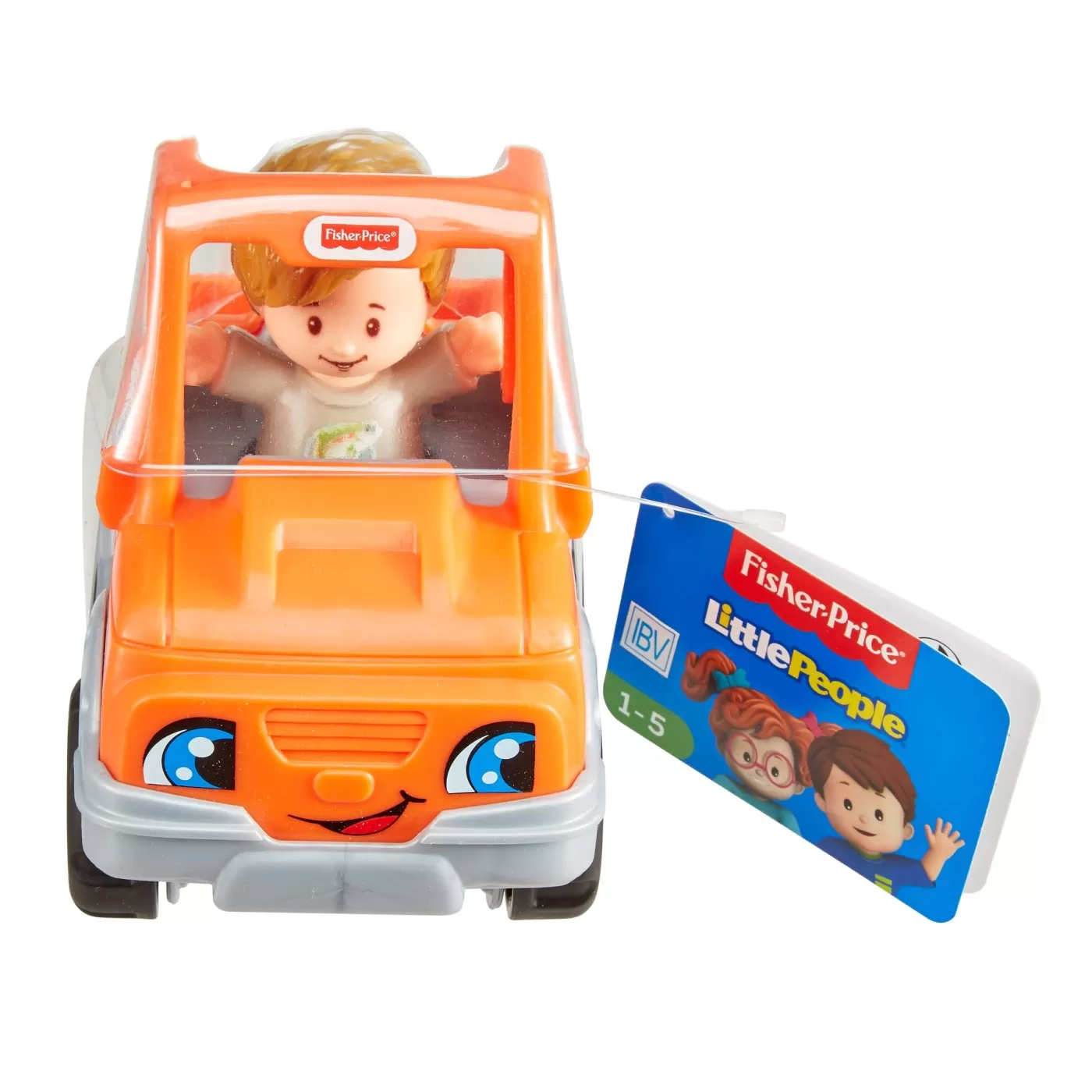 Jucării bebeluși - Fisher price little people vehicul pick-up 10cm, varsta de la 1 an la 5 ani