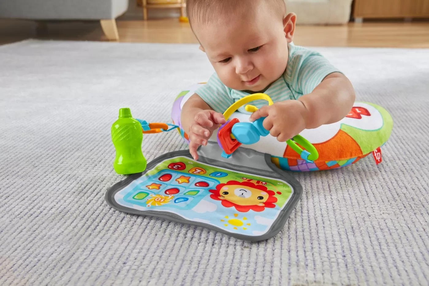 Fisher price pernuta cu activitati, copii varsta 0 luni pana la 2 ani [3]