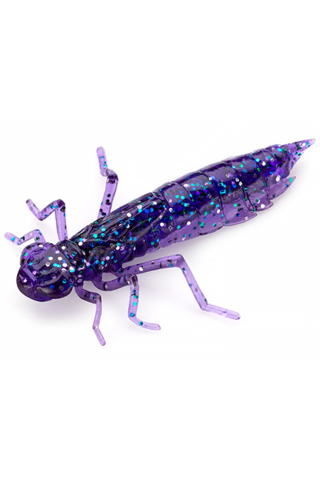 Pescuit si vanatoare - FishUp Dragonfly 2cm #060 Dark Violet Peacock & Silver 2cm #060 Dark Violet Peacock & Silver