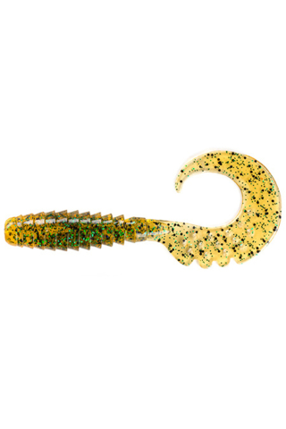 Pescuit si vanatoare - FishUp Fancy Grub 2.5cm #036 Caramel Green & Black 2.5cm #036 Caramel Green & Black