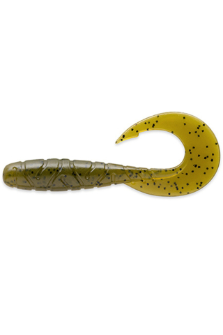Pescuit si vanatoare - FishUp Mighty Grub 10cm #074 Green Pumpkin Seed 10cm #074 Green Pumpkin Seed