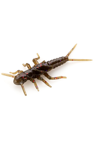 Pescuit si vanatoare - FishUp Stonefly 2.1cm #050 Green Pumpkin Brown Red & Purple 2.1cm #050 Green Pumpkin Brown Red & Purple