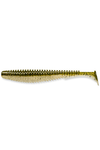Pescuit si vanatoare - FishUp U-Shad 10.1cm #202 Green Pumpkin Pearl 10.1cm #202 Green Pumpkin Pearl