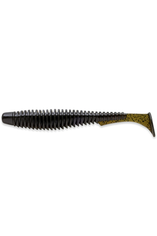Pescuit si vanatoare - FishUp U-Shad 7cm #043 Watermelon Brown Black 7cm Watermelon Brown Black