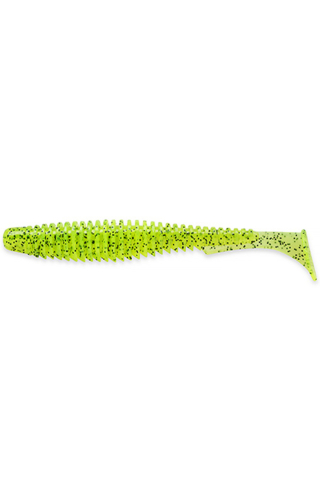 Pescuit si vanatoare - FishUp U-Shad 7cm #055 Chartreuse Black 7cm Chartreuse Black