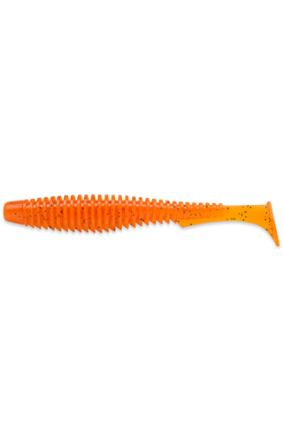 Pescuit si vanatoare - FishUp U-Shad 9cm #049 Orange Pumpkin Black 9cm Orange Pumpkin Black