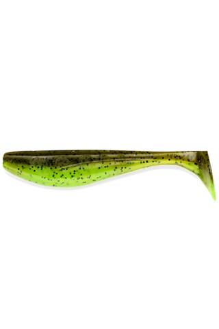 Pescuit si vanatoare - FishUp Wizzle Shad 12.5cm #204 Green Pumpkin Chartreuse 12.5cm #204 Green Pumpkin Chartreuse