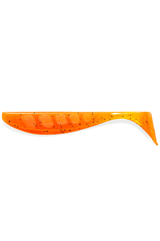 Pescuit si vanatoare - FishUp Wizzle Shad 5cm #049 Orange Pumpkin Black 5cm #049 Orange Pumpkin Black