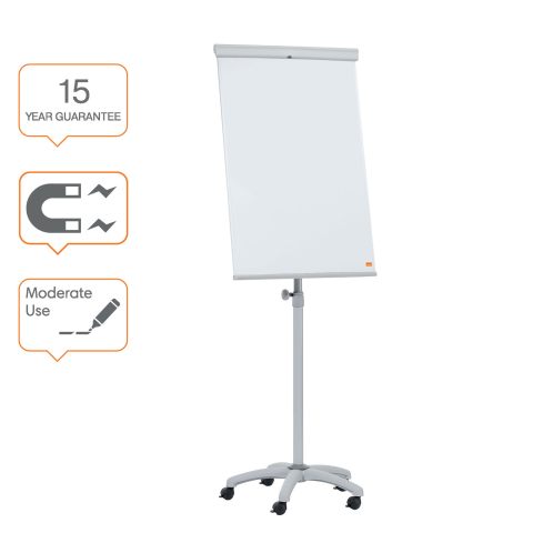 Flipchart magnetic mobil 68 x 100 essentials nobo [1]