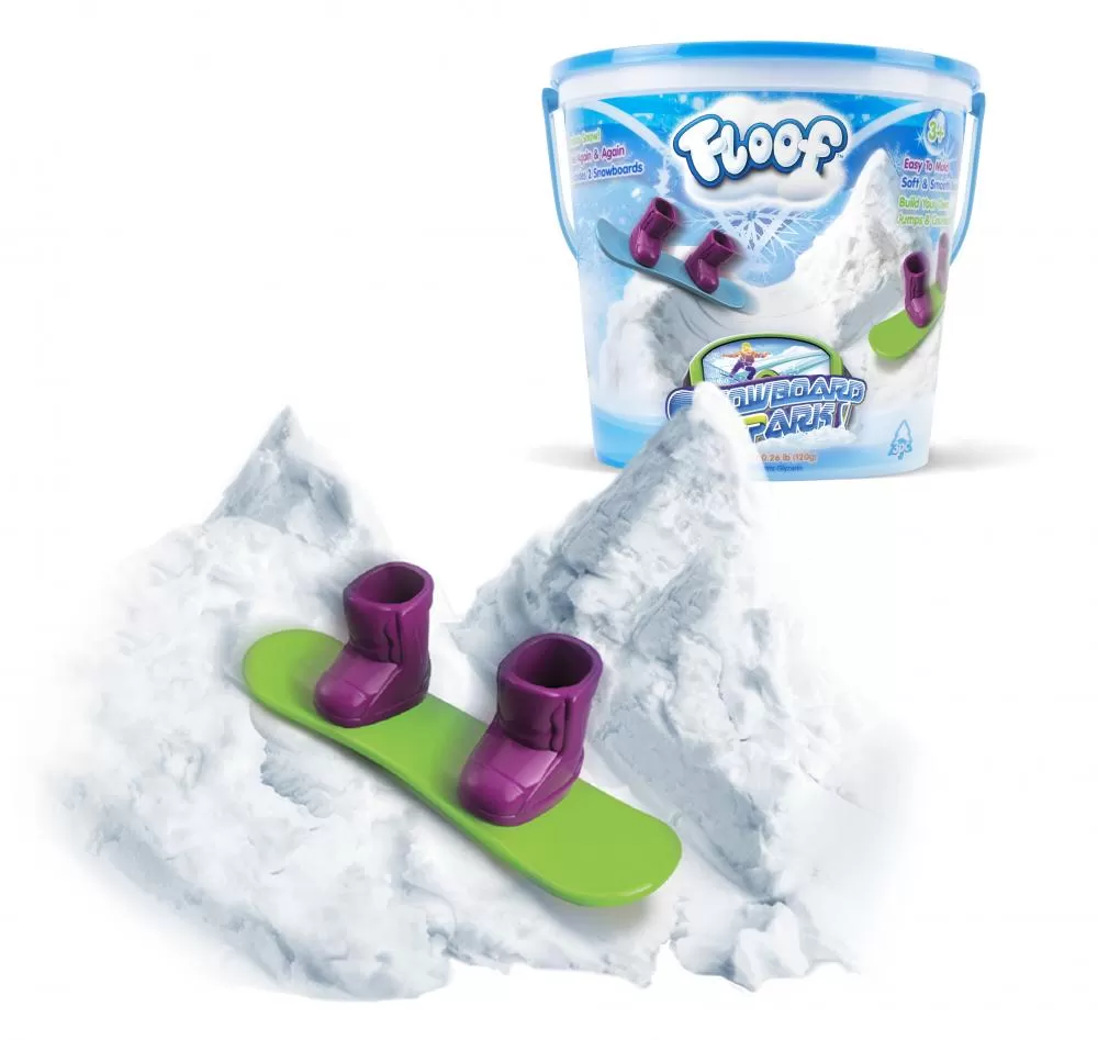 Art & Craft si Artizanat - Floof, Spuma Modelatoare, Snowboard park 120g, varsta de la 3 ani la 14 ani