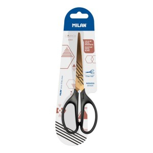 Birotică și Papetărie - Foarfeca birou 17cm copper neagra milan bwm10425cpk