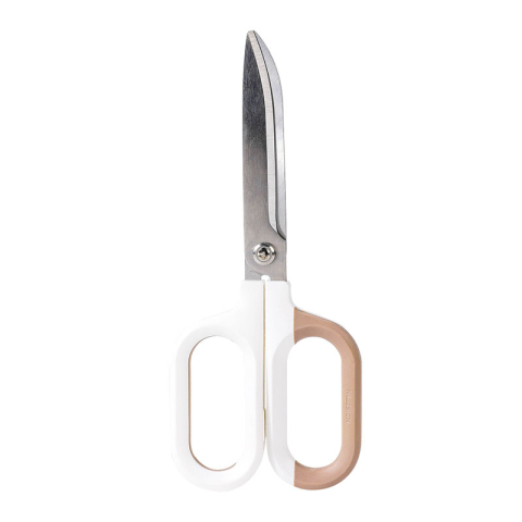 Birotică și Papetărie - Foarfeca birou 18cm bicolora alb-crem nusign deli