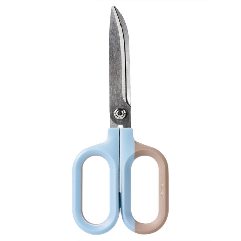 Birotică și Papetărie - Foarfeca birou 18cm bicolora bleu-crem nusign deli