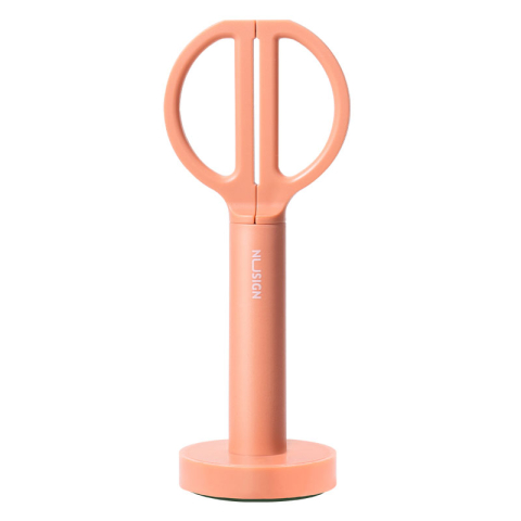Birotică și Papetărie - Foarfeca birou cu suport 18cm roz nusign deli