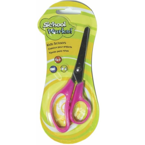 Perforatoare, Foarfeci, Cuttere - Foarfeca CNX SchoolWorks 2156, 13.8cm, lama 1.2mm grosime, blister