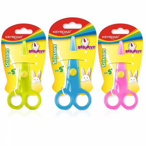 Art & Craft si Artizanat - Foarfeca sigura pentru copii, 13cm, plastic, varf rotunjit