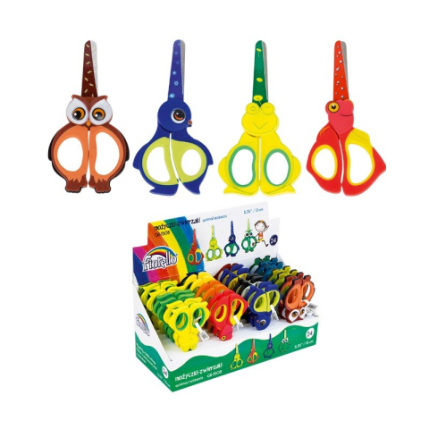 Foarfeca Fiorello GR-1508 130-1675, 13.0cm, scolari, diverse modele animale [1]