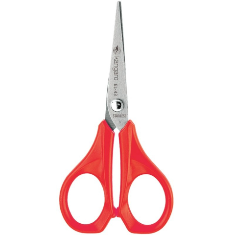 Foarfeca Kangaro Elegance EL-43/Y, 10.8cm, lama inox, blister [1]