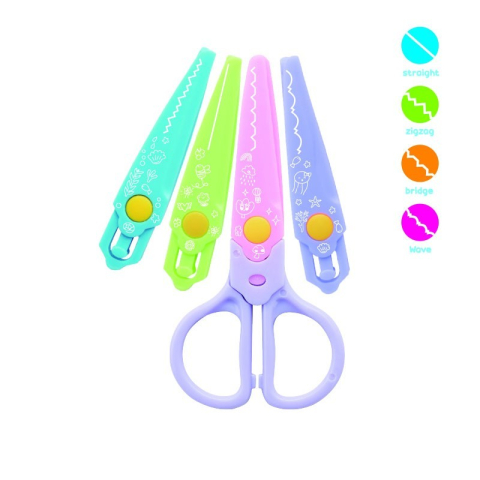 Foarfeca Keyroad Baby Line KR972337, 14.0cm, creativa, cu 4 modele [1]