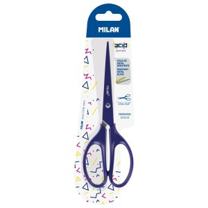 Birotică și Papetărie - Foarfeca milan 17cm acid albastra bwm10425b