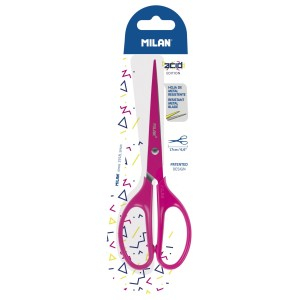 Birotică și Papetărie - Foarfeca milan 17cm acid roz bwm10425p