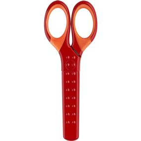 Foarfeca scolara cu protectie grip rosie faber-castell [2]