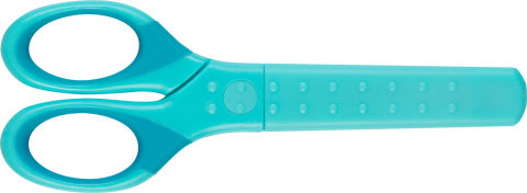 Foarfeca scolara cu protectie grip turcoaz faber-castell [3]