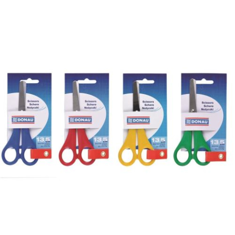 Art & Craft si Artizanat - Foarfeca scolara Donau 135cm diverse culori blister 