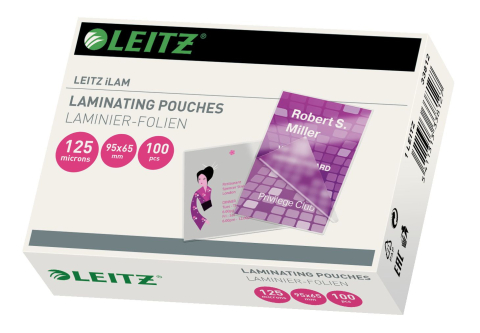 Birotică și Papetărie - Folie 65x95mm 125 microni 100/top leitz