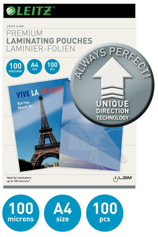 Folie a4 100 microni 100/top udt leitz [1]