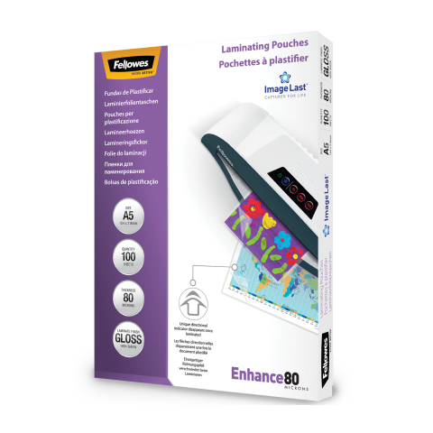 Birotică și Papetărie - Folie a5 80 microni 100/top fellowes