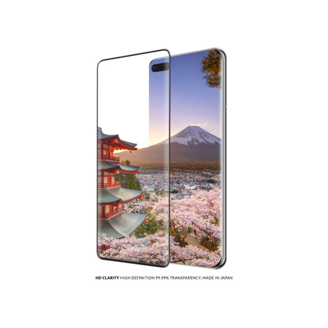 Folie Huawei P40 Pro / P40 Pro Plus Eiger Sticla 3D Edge to Edge Clear Black [1]