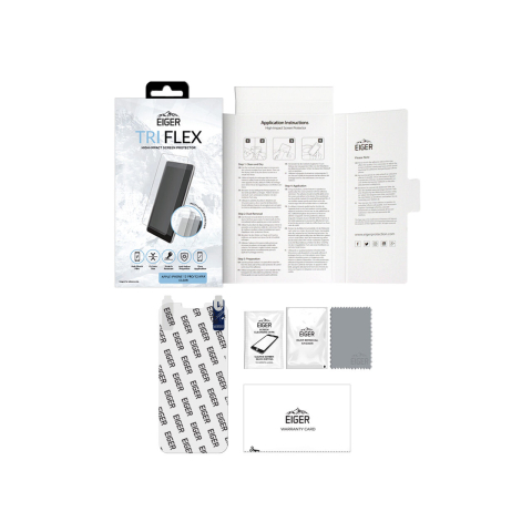 Folie iPhone 12 / 12 Pro Eiger Clear Tri Flex [1]