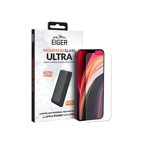 Folie iPhone 12 / 12 Pro Eiger Sticla  Mountain Glass Ultra Clear [2]
