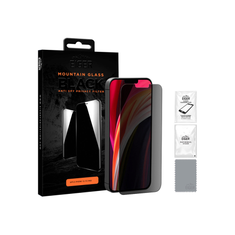 Laptop, Tablete & Telefoane - Folie iPhone 12 / 12 Pro Eiger Sticla Privacy GRS