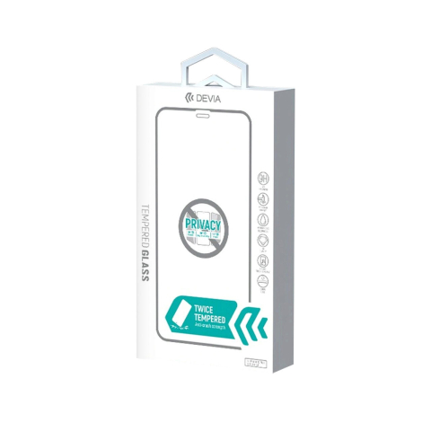 Laptop, Tablete & Telefoane - Folie iPhone 12 Mini Devia Sticla Real Series Privacy Twice Black
