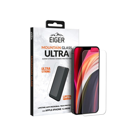 Folie iPhone 12 Mini Eiger Sticla  Mountain Glass Ultra Clear [2]