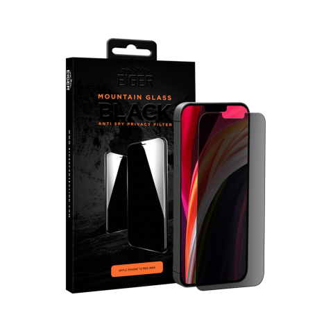 Folie iPhone 12 Pro Max Eiger Sticla Privacy [3]