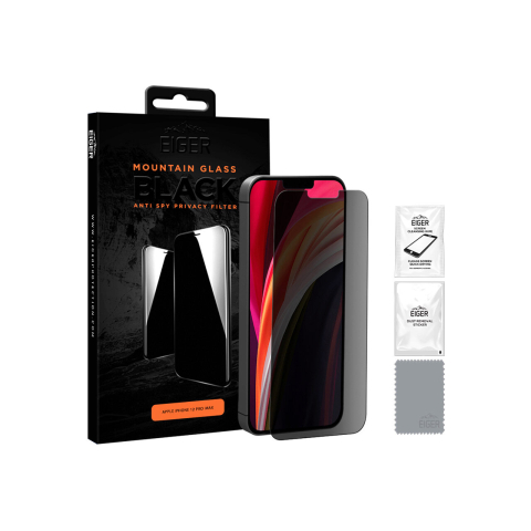 Laptop, Tablete & Telefoane - Folie iPhone 12 Pro Max Eiger Sticla Privacy