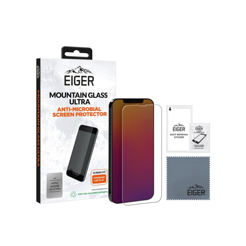 Folie iPhone 13 / 13 Pro Eiger Sticla  Mountain Glass Ultra Clear [2]